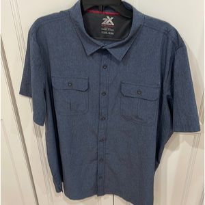 Dri fit material men’s utility short sleeve shirt